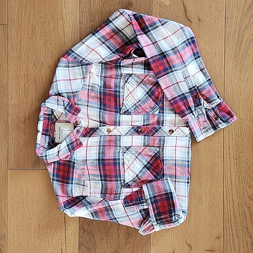 ABERCROMBIE Flannel- girls youth